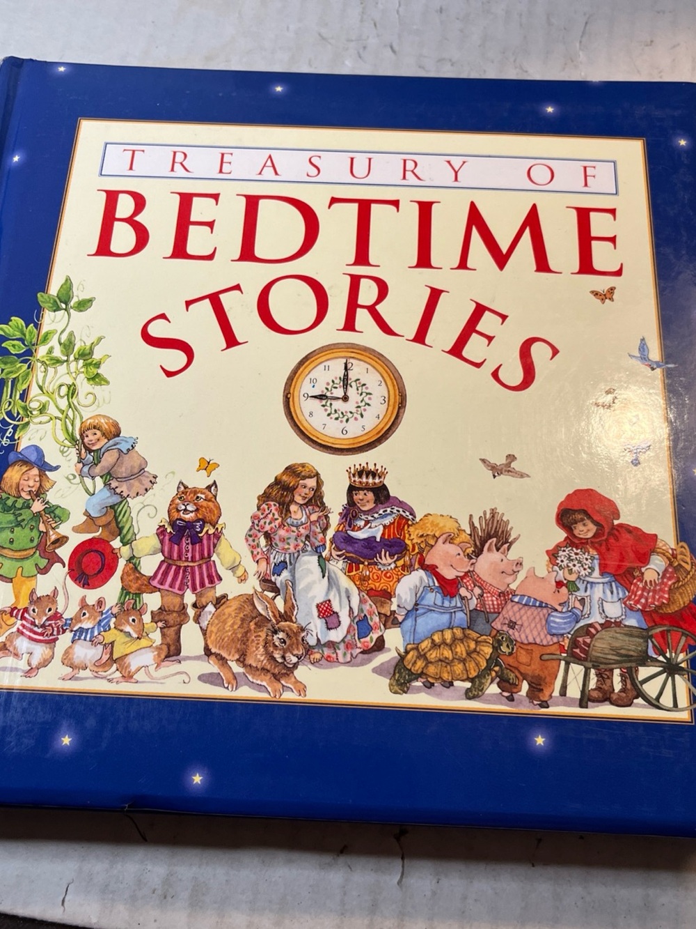 Treasury of Bedtime Stories - Classic Kids Picture Book (Blue Cover)